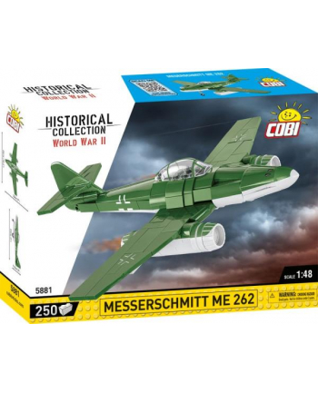 COBI 5881 Historical Collection WWII Messerschmitt Me262 250 klocków