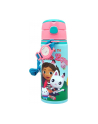 Bidon aluminiowy z uchwytem 600ml Koci Domek Gabi. Gabby's Dollhouse GD00010 Kids Euroswan butelka na wodę - nr 1