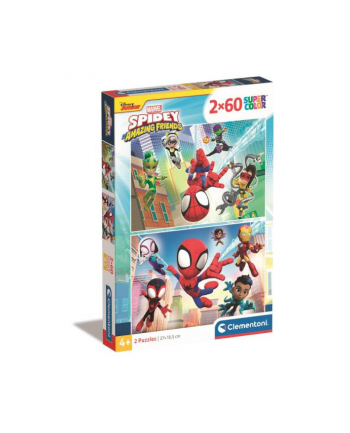 Clementoni Puzzle 2x60el Spidey and his Amazing Friends 21625