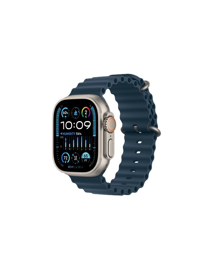 apple Watch Ultra 2 GPS + Cellular, 49mm Koperta z tytanu z paskiem Ocean w kolorze niebieskim główny