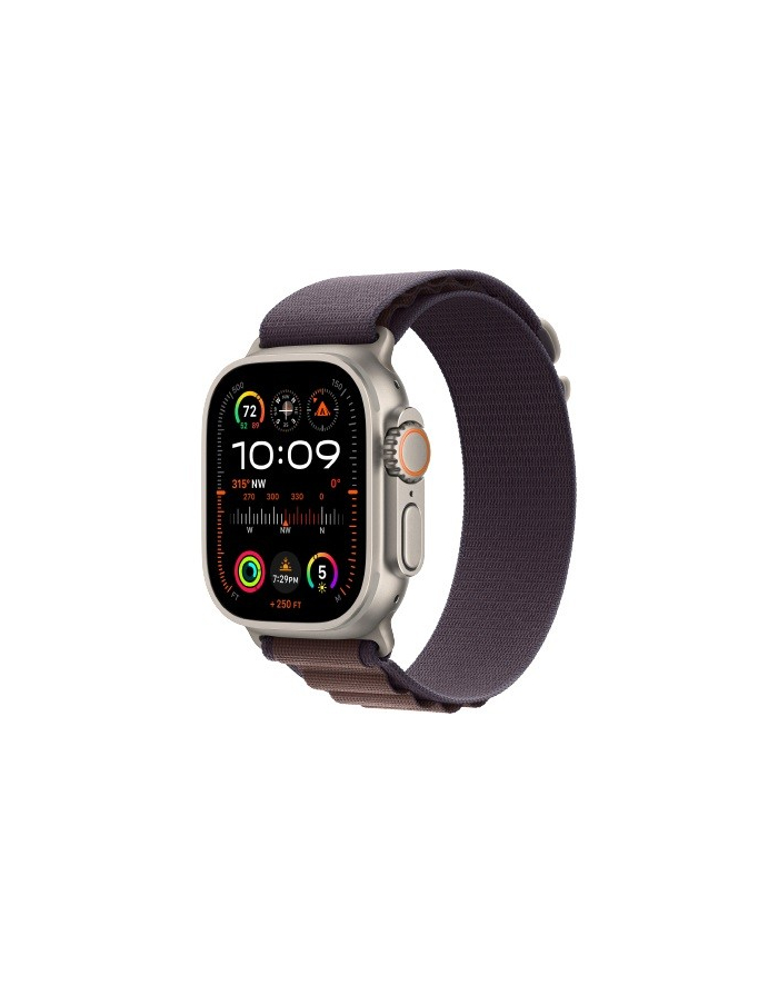 apple Watch Ultra 2 GPS + Cellular, 49mm Koperta z tytanu z opaską Alpine w kolorze indygo - S główny