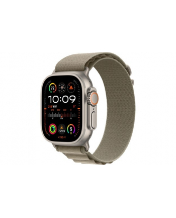 apple Watch Ultra 2 GPS + Cellular, 49mm Koperta z tytanu z opaską Alpine w kolorze moro - M