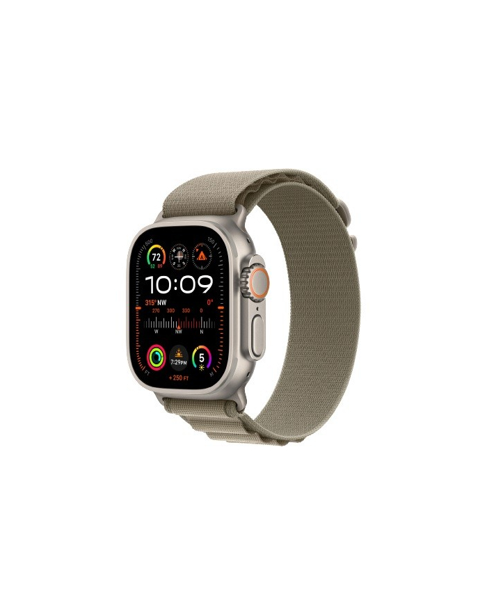 apple Watch Ultra 2 GPS + Cellular, 49mm Koperta z tytanu z opaską Alpine w kolorze moro - L główny