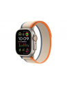 apple Watch Ultra 2 GPS + Cellular, 49mm Koperta z tytanu z opaską Trail w kolorze pomarańczowym/beżowym - S/M - nr 1