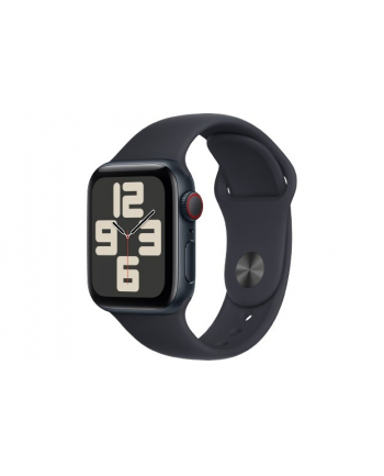 apple Watch SE GPS + Cellular, 40mm Koperta z aluminium w kolorze północy z paskiem sportowym w kolorze północy - S/M