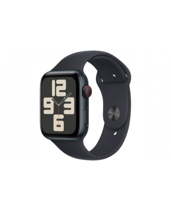 apple Watch SE GPS + Cellular, 44mm Koperta z aluminium w kolorze północy z paskiem sportowym w kolorze północy - S/M