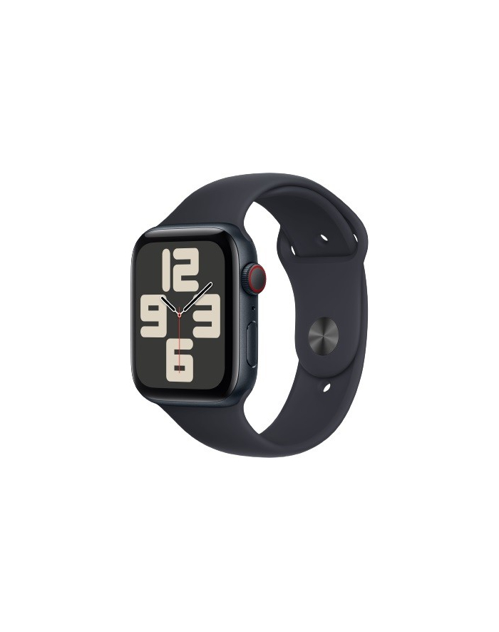 apple Watch SE GPS + Cellular, 44mm Koperta z aluminium w kolorze północy z paskiem sportowym w kolorze północy - S/M główny