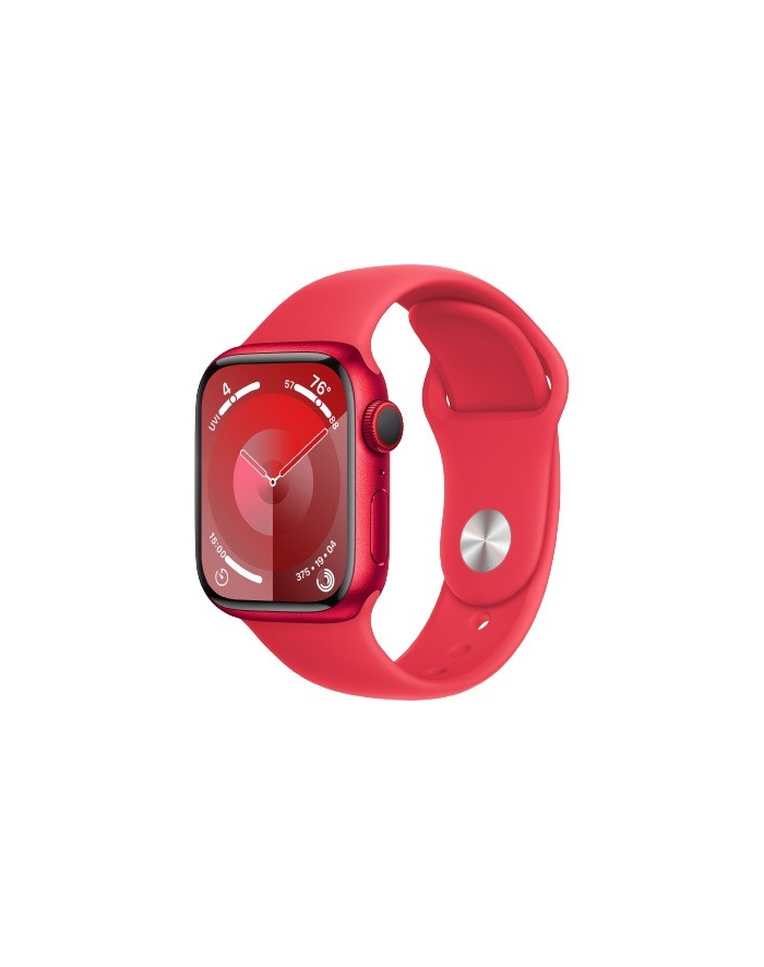 apple Watch Series 9 GPS + Cellular, 41mm Koperta z aluminium z edycji (PRODUCT)RED z paskiem sportowym z edycji (PRODUCT)RED - S/M główny