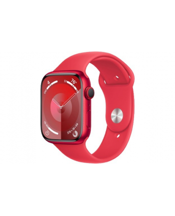 apple Watch Series 9 GPS + Cellular, 45mm Koperta z aluminium z edycji (PRODUCT)RED z paskiem sportowym z edycji (PRODUCT)RED - S/M