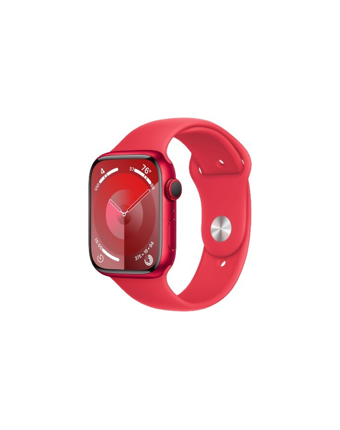 apple Watch Series 9 GPS + Cellular, 45mm Koperta z aluminium z edycji (PRODUCT)RED z paskiem sportowym z edycji (PRODUCT)RED - S/M główny