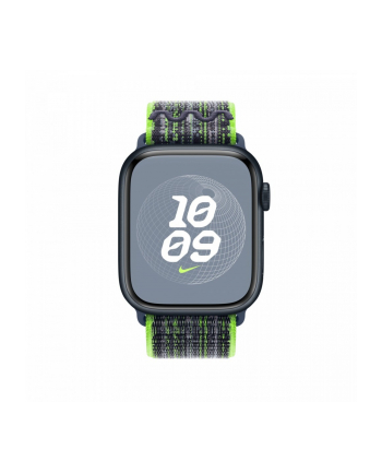apple Opaska sportowa Nike w kolorze jasnozielonym/niebieskim do koperty 45 mm