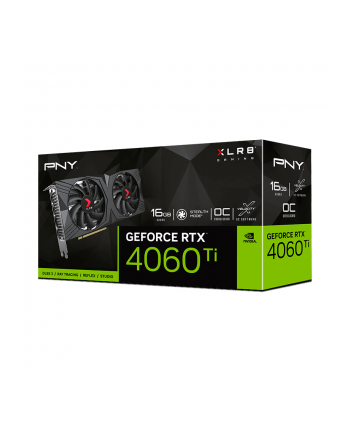 pny Karta graficzna GeForce RTX 4060 Ti 16GB XLR8 VERTO OC DUAL FAN