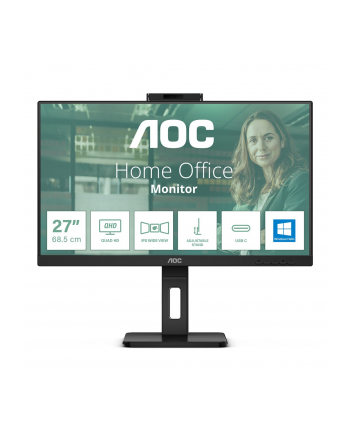 aoc Monitor Q27P3QW 27 cali IPS HDMI DP Pivot Kamera