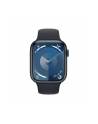 apple Watch Series 9 GPS, 45mm Koperta z aluminium w kolorze północy z paskiem sportowym w kolorze północy - S/M - nr 4