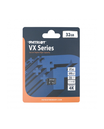 patriot Karta MicroSDHC 32GB VX V30 C10 UHS-I U3