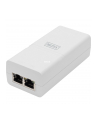 digitus Zasilacz/Adapter PoE+ 802.3at, max. 52V 30W Gigabit 10/100/1000 Mbps, aktywny, Biały - nr 29