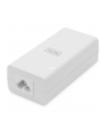 digitus Zasilacz/Adapter PoE+ 802.3at, max. 52V 30W Gigabit 10/100/1000 Mbps, aktywny, Biały - nr 30