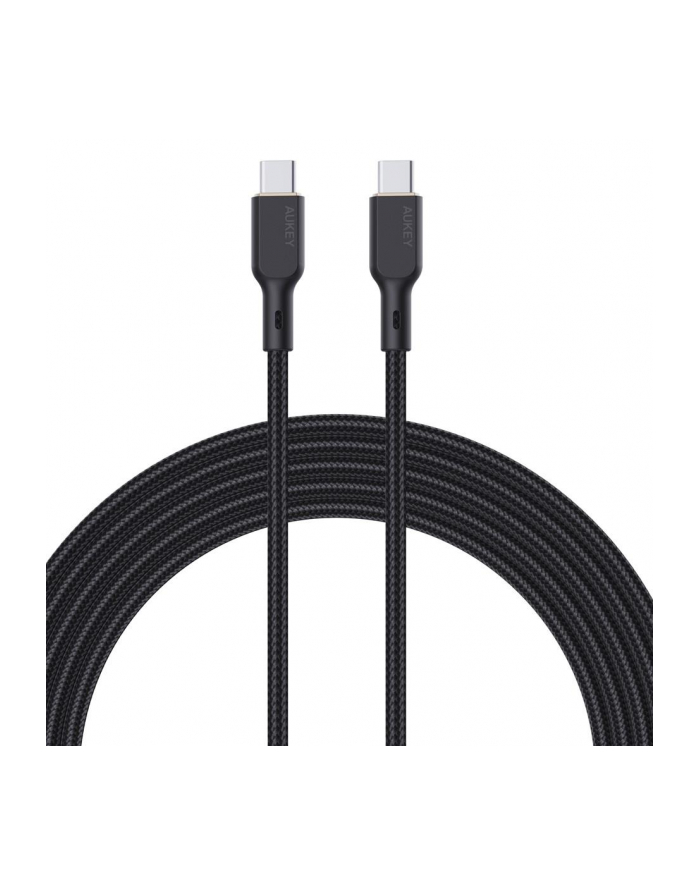 aukey CB-KCC102 kevlarowy kabel USB C - USB C | 1.8m | 5A | 100W PD | 20V główny