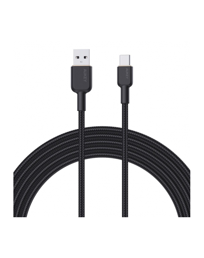 aukey CB-NAC1 nylonowy kabel USB C - USB A | 1m | 3A | 60W PD | 20V główny