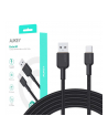 aukey CB-NAC1 nylonowy kabel USB C - USB A | 1m | 3A | 60W PD | 20V - nr 7