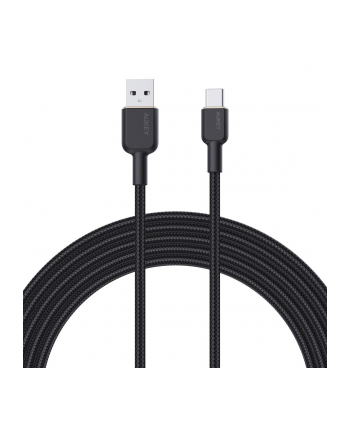 aukey CB-NAC2 nylonowy kabel USB C - USB A | 1.8m | 3A | 60W PD | 20V