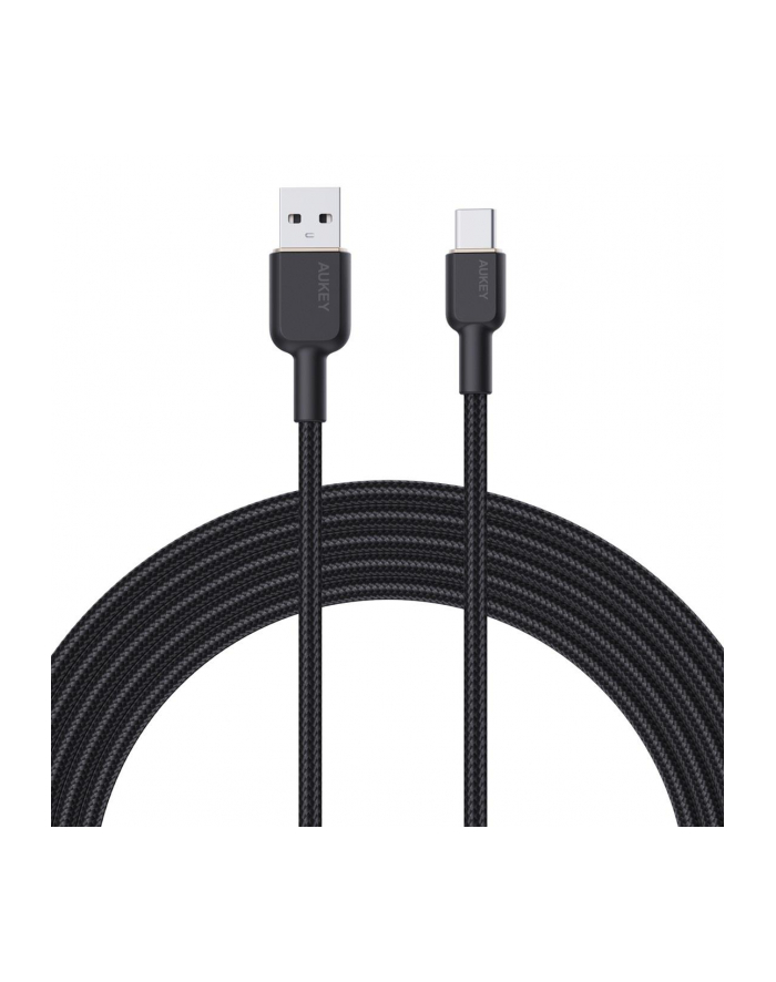 aukey CB-NAC2 nylonowy kabel USB C - USB A | 1.8m | 3A | 60W PD | 20V główny