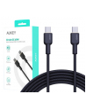 aukey CB-NCC1 nylonowy kabel USB C - USB C | 1m | 3A | 60W PD | 20V - nr 5