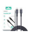 aukey CB-SCC101 silikonowy kabel USB C - USB C | 1m | 5A | 100W PD | 20V - nr 1