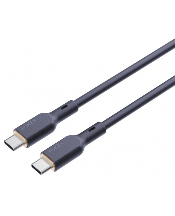 aukey CB-SCC101 silikonowy kabel USB C - USB C | 1m | 5A | 100W PD | 20V