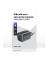 qoltec Ładowarka sieciowa 35W GaN ULTRA | 5-20V | 2.25-3A | 1 x USB typeC PD | 1 x USB | Czarna - nr 3