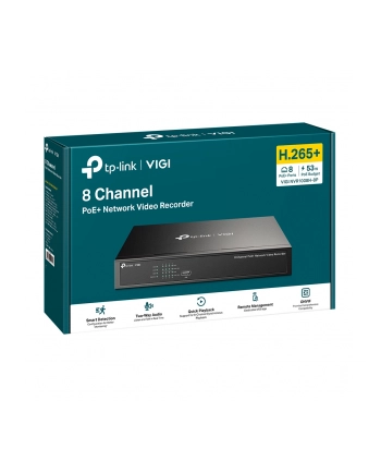 tp-link Rejestrator video VIGI NVR1008H-8P 8 Channel Video Record PoE+