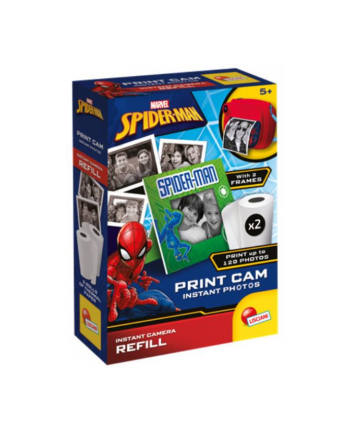 lisciani giochi Rolki do zdjęć Print Cam Instant Photos Spiderman 2szt. LISCIANI 104055