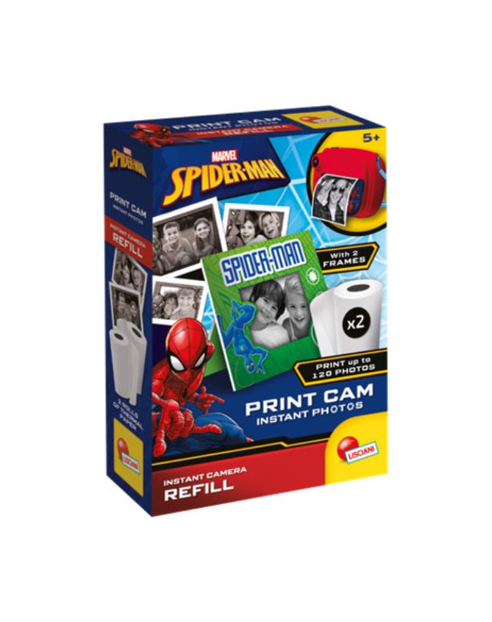 lisciani giochi Rolki do zdjęć Print Cam Instant Photos Spiderman 2szt. LISCIANI 104055 główny