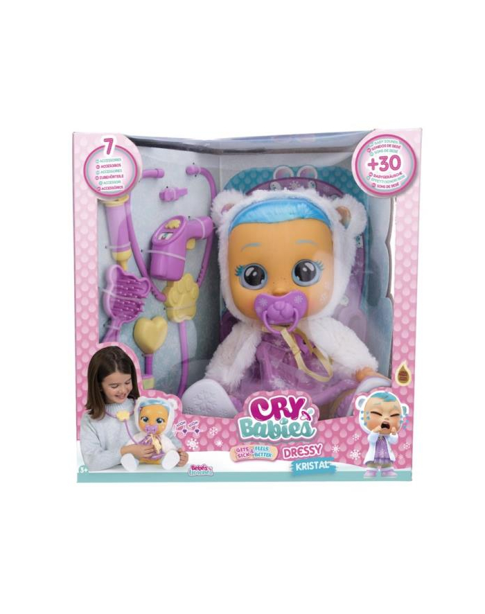 tm toys Cry Babies 2.0 Kristal Gets Sick Lalka 0904125 główny