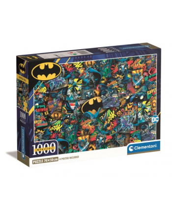 Clementoni Puzzle 1000el Impossible Batman 39906