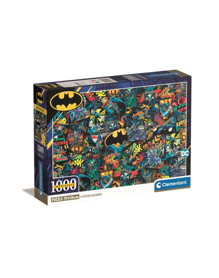 Clementoni Puzzle 1000el Impossible Batman 39906 główny