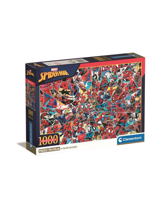 Clementoni Puzzle 1000el Impossible Spiderman 39916 główny
