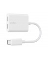 belkin Adapter Dual USB-C Audio + Charge Rockstar białe - nr 11