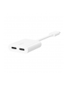 belkin Adapter Dual USB-C Audio + Charge Rockstar białe - nr 7