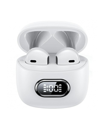 usams Słuchawki Bluetooth 5.3 TWS IA II LED Białe
