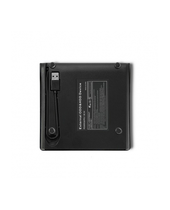 qoltec Nagrywarka DVD-RW zewnętrzna | USB 3.0 | Czarna