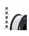 qoltec Profesjonalny filament do druku 3D | ABS PRO | 1.75mm | 1kg | Biały - nr 4