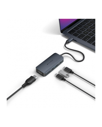Koncentrator HyperDrive Next 4 Port USB-C Hub HDMI/4K60Hz/Mac/PC/Chromebook/ 100W PD/Pass-Through