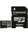 Micro SDHC 4GB Card Class4 + adapter - nr 24