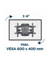 GEMBIRD UCHWYT ŚCIENNY REGULOWANY LCD 32'';-75''; VESA MAX 600 X 400MM, DO 45KG - nr 2