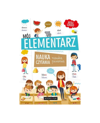 booksandfun Książeczka Mój Elementarz. Nauka czytania i pisania