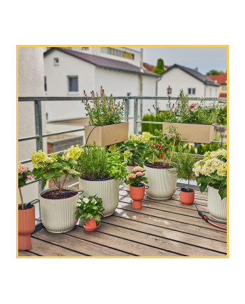 GARD-ENA Micro-Drip-System drip irrigation set balcony, 15 plants, drippers (Kolor: CZARNY/grey, model 2023)