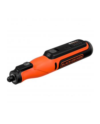 Black+Decker BCRT8IK-XJ multifunction tool, 7.2 volts (orange/Kolor: CZARNY, 52-piece accessories, in case)