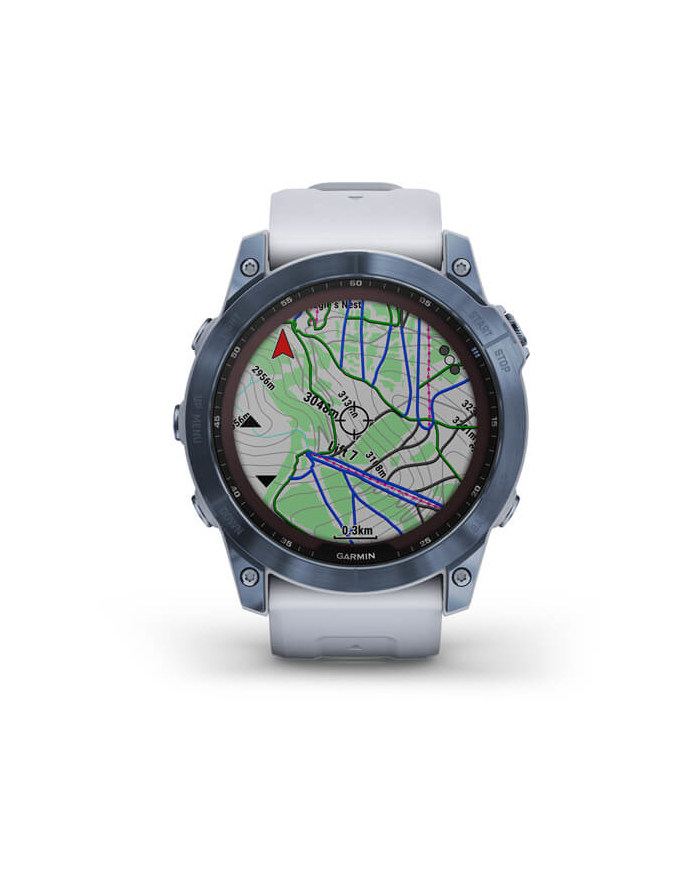 Zegarek sportowy Garmin Fenix 7X Sapphire Solar Blue główny