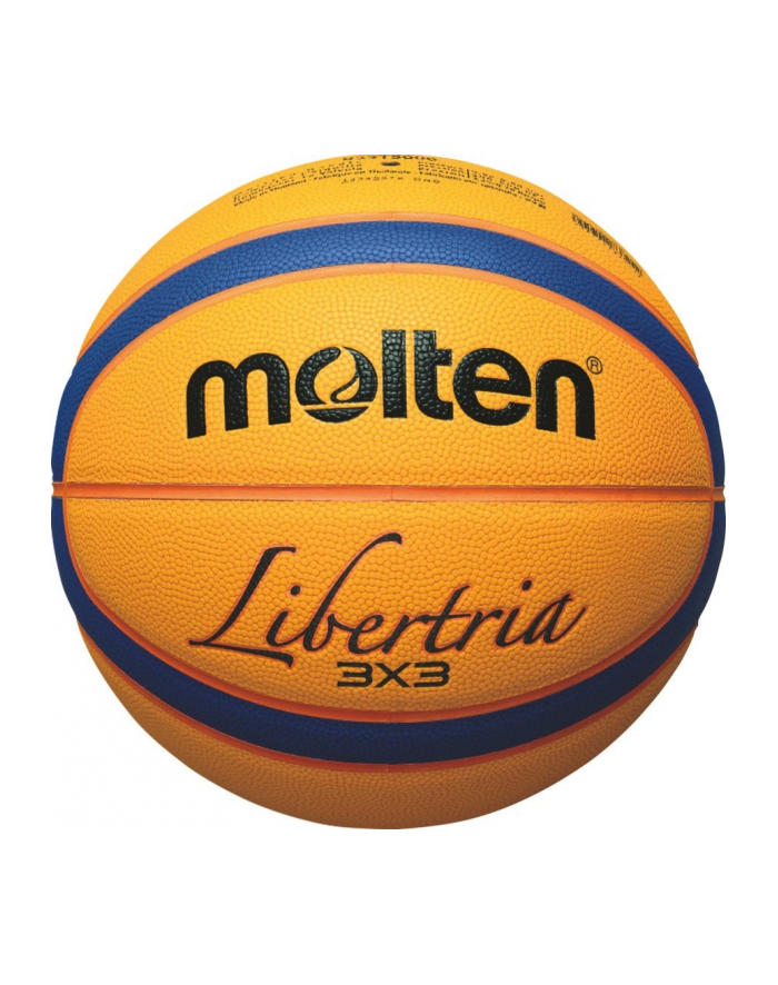 Piłka do koszykówki Molten B33T5000 FIBA outdoor 3x3 żółta rozm 6 główny